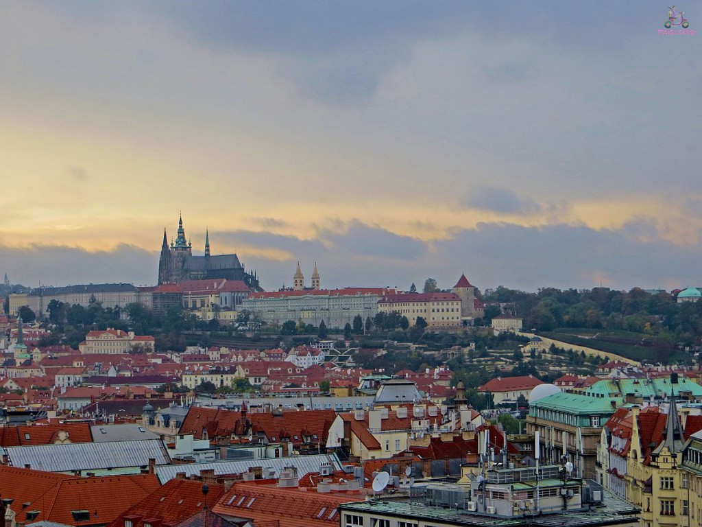 CZ Prague Castle Sunset