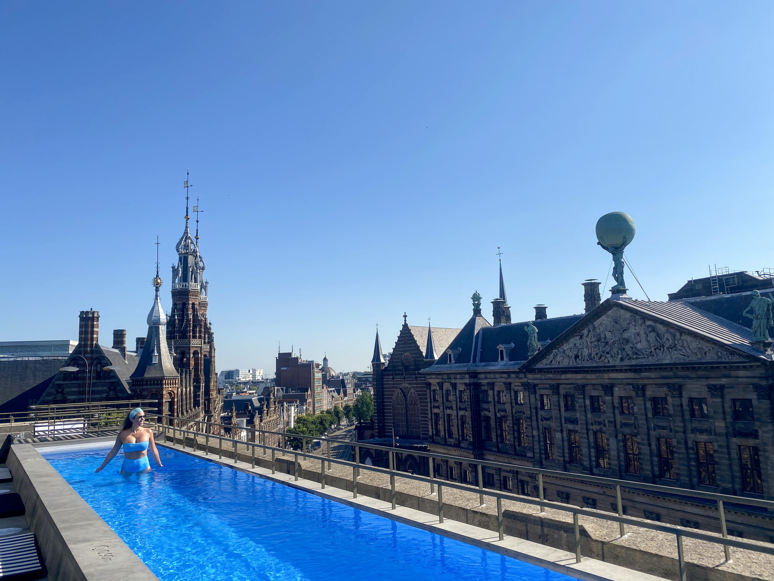 NL W Amsterdam Pool Landscape View