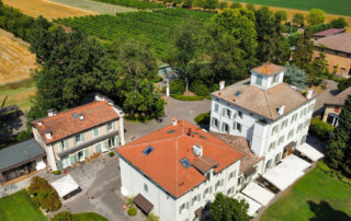Casa Maria Luigia Entrance Aerial View