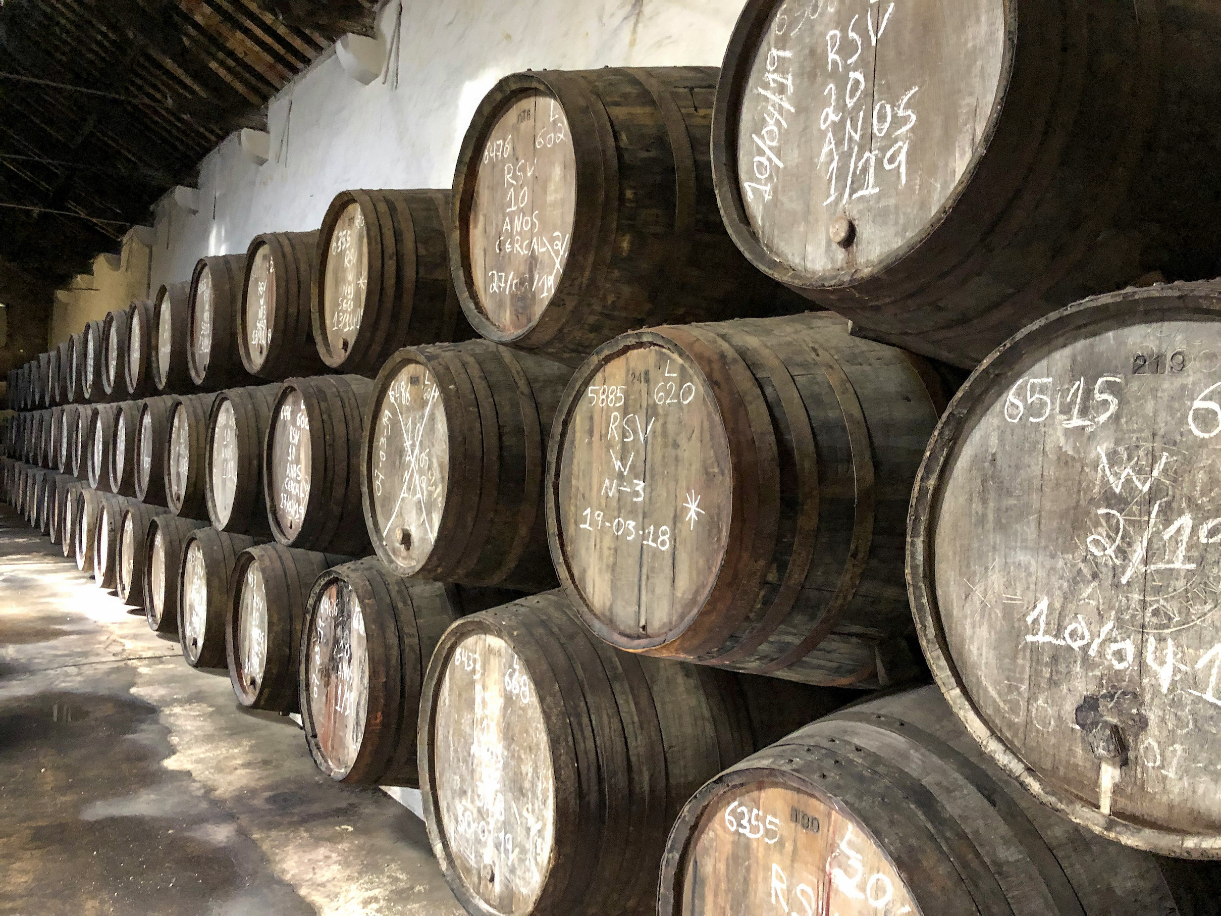 Porto Port Wine Cellar Barrels
