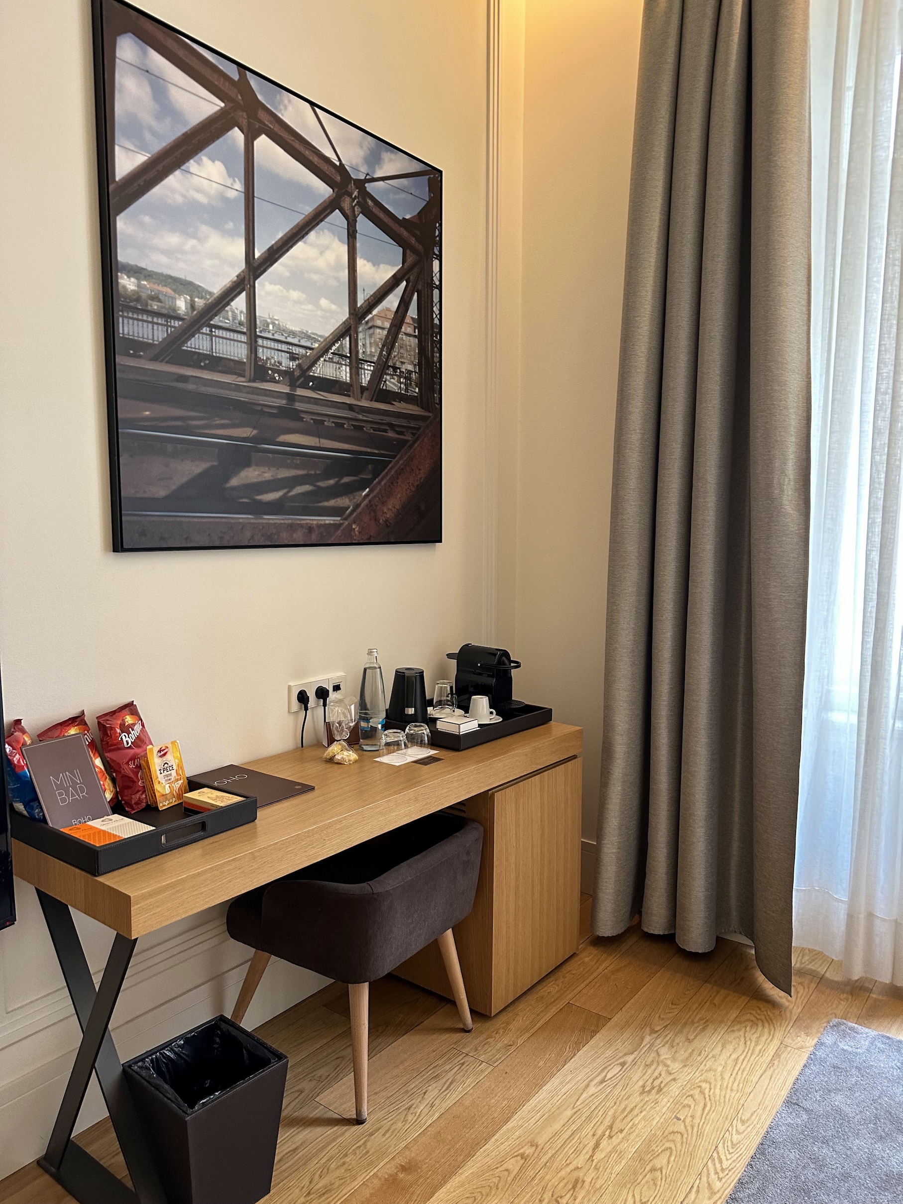Boho Hotel Room Desk